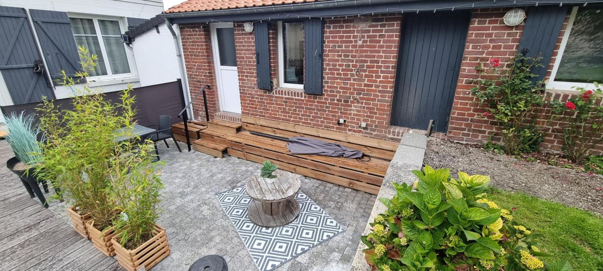 Studio Independant Avec Terrasse Vue Jardin Бошам Номер фото
